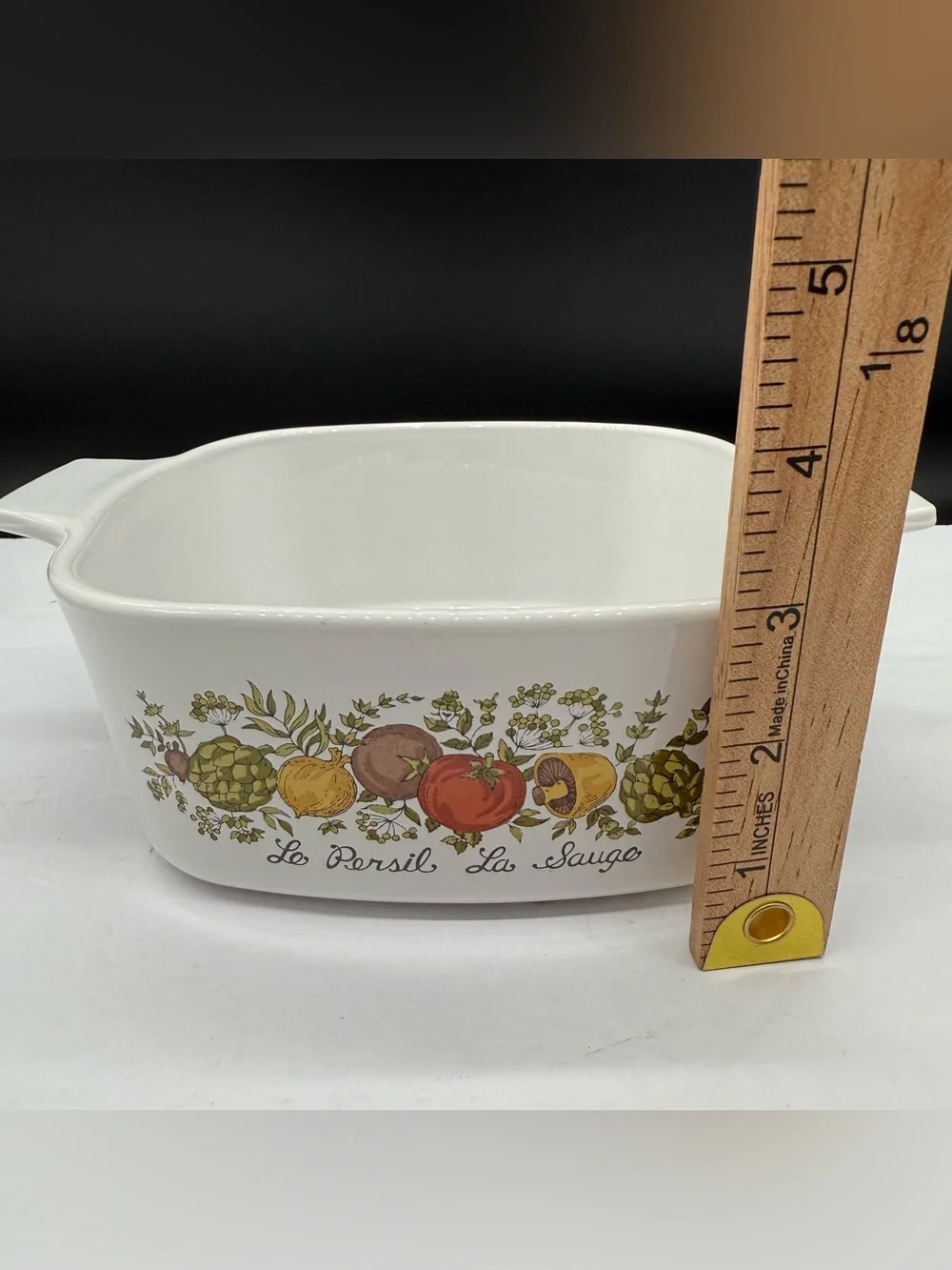 CORNING WARE Spice of Life Le Persil La Sauge Baking Dish 1.5 Quart A-1 1/2-B